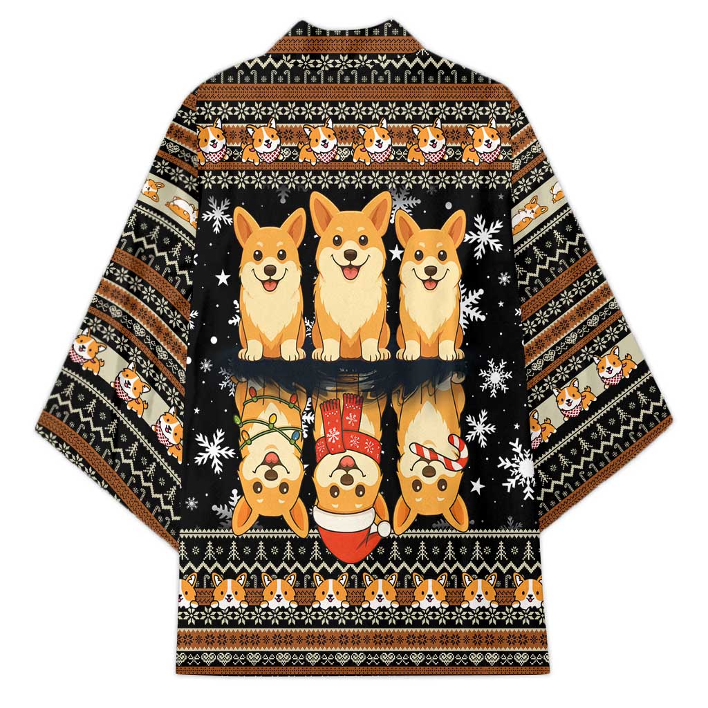 Pembroke Welsh Corgi Dog Christmas Kimono Xmas Holiday Patterns - Wonder Print Shop