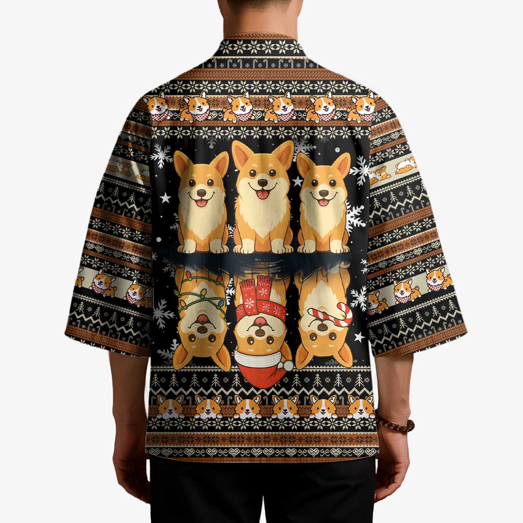 Pembroke Welsh Corgi Dog Christmas Kimono Xmas Holiday Patterns - Wonder Print Shop