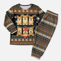 Pembroke Welsh Corgi Dog Christmas Pajama Set Xmas Holiday Patterns - Wonder Print Shop