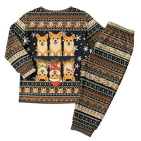 Pembroke Welsh Corgi Dog Christmas Pajama Set Xmas Holiday Patterns - Wonder Print Shop