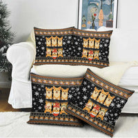 Pembroke Welsh Corgi Dog Christmas Pillow Cover Xmas Holiday Patterns - Wonder Print Shop