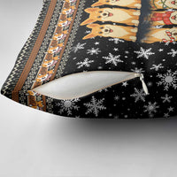 Pembroke Welsh Corgi Dog Christmas Pillow Cover Xmas Holiday Patterns - Wonder Print Shop