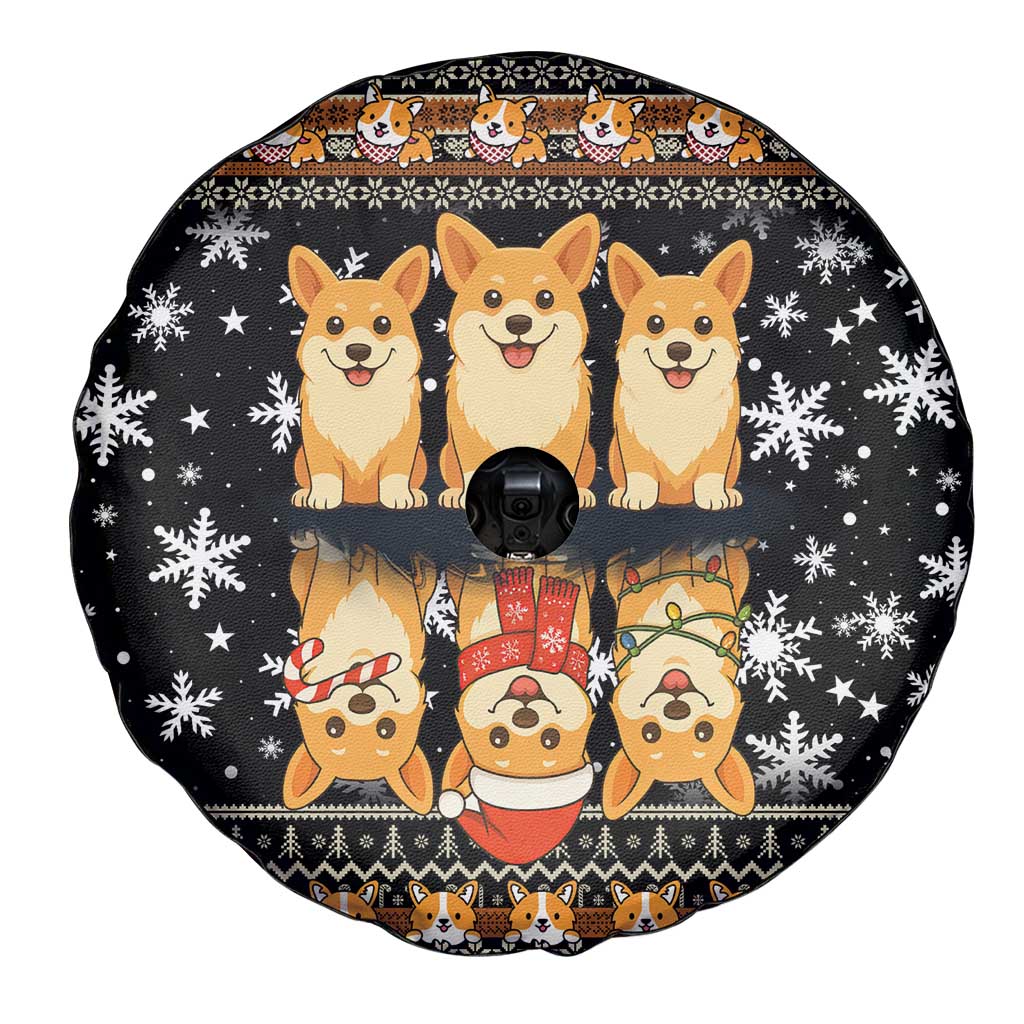 Pembroke Welsh Corgi Dog Christmas Spare Tire Cover Xmas Holiday Patterns - Wonder Print Shop