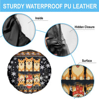Pembroke Welsh Corgi Dog Christmas Spare Tire Cover Xmas Holiday Patterns - Wonder Print Shop