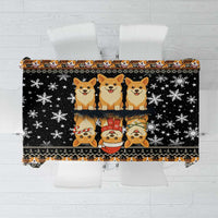 Pembroke Welsh Corgi Dog Christmas Tablecloth Xmas Holiday Patterns - Wonder Print Shop