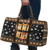 Pembroke Welsh Corgi Dog Christmas Travel Bag Xmas Holiday Patterns - Wonder Print Shop