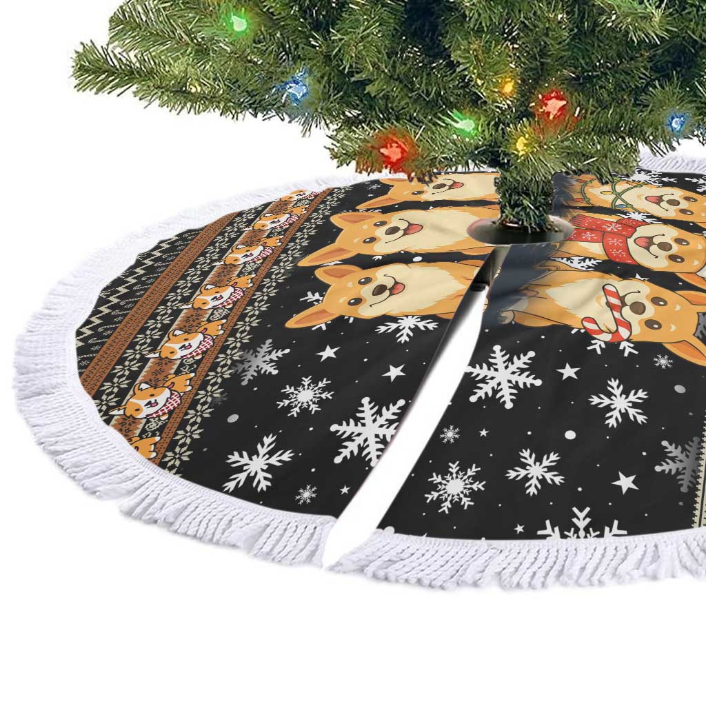 Pembroke Welsh Corgi Dog Christmas Tree Skirt Xmas Holiday Patterns - Wonder Print Shop