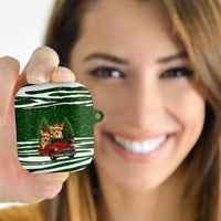 Pembroke Welsh Corgi Dog Xmas Christmas AirPods Case Xmas Holiday Patterns - Wonder Print Shop