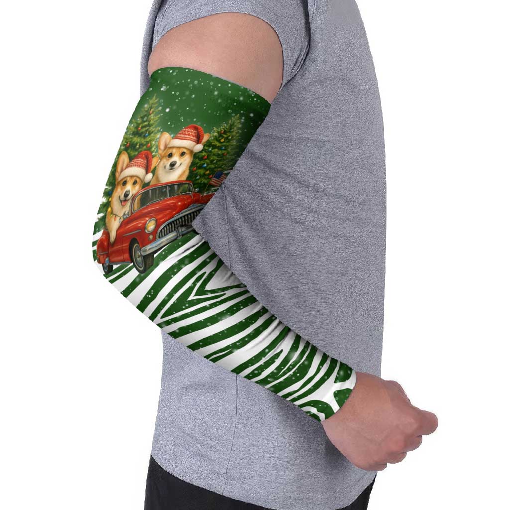 Pembroke Welsh Corgi Dog Xmas Christmas Arm Sleeves Xmas Holiday Patterns - Wonder Print Shop