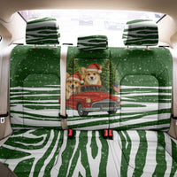 Pembroke Welsh Corgi Dog Xmas Christmas Back Car Seat Cover Xmas Holiday Patterns - Wonder Print Shop