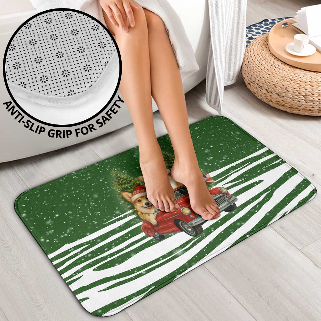 Pembroke Welsh Corgi Dog Xmas Christmas Bathroom Set Xmas Holiday Patterns - Wonder Print Shop