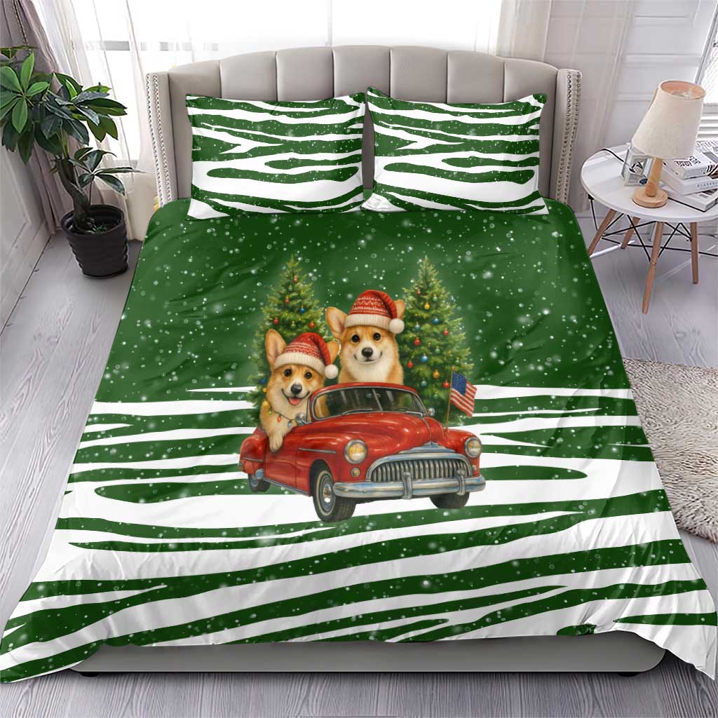Pembroke Welsh Corgi Dog Xmas Christmas Bedding Set Xmas Holiday Patterns - Wonder Print Shop