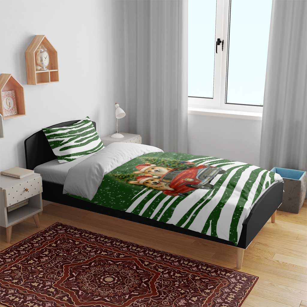 Pembroke Welsh Corgi Dog Xmas Christmas Bedding Set Xmas Holiday Patterns - Wonder Print Shop