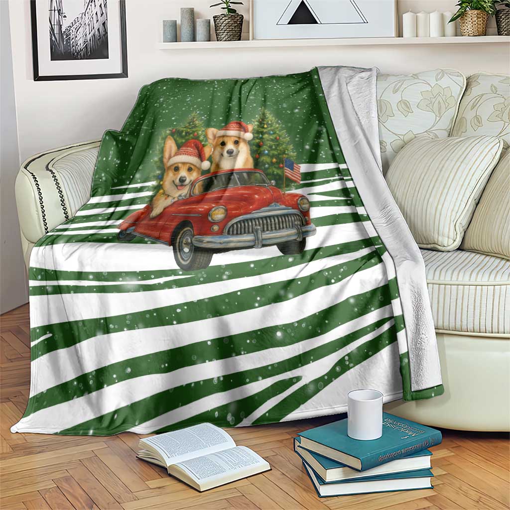 Pembroke Welsh Corgi Dog Xmas Christmas Blanket Xmas Holiday Patterns - Wonder Print Shop