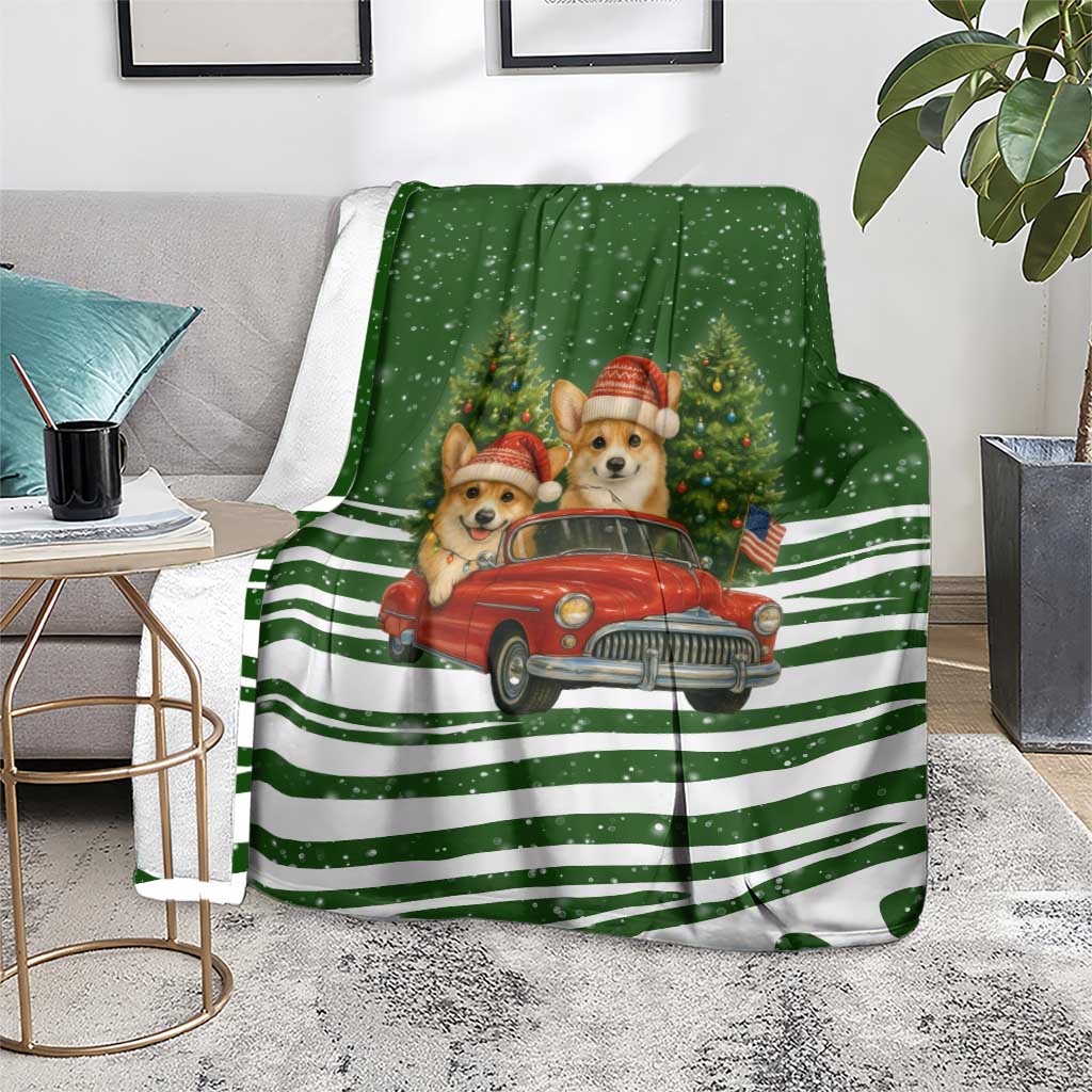 Pembroke Welsh Corgi Dog Xmas Christmas Blanket Xmas Holiday Patterns - Wonder Print Shop