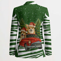 Pembroke Welsh Corgi Dog Xmas Christmas Blazer Xmas Holiday Patterns - Wonder Print Shop