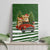 Pembroke Welsh Corgi Dog Xmas Christmas Canvas Wall Art Xmas Holiday Patterns - Wonder Print Shop