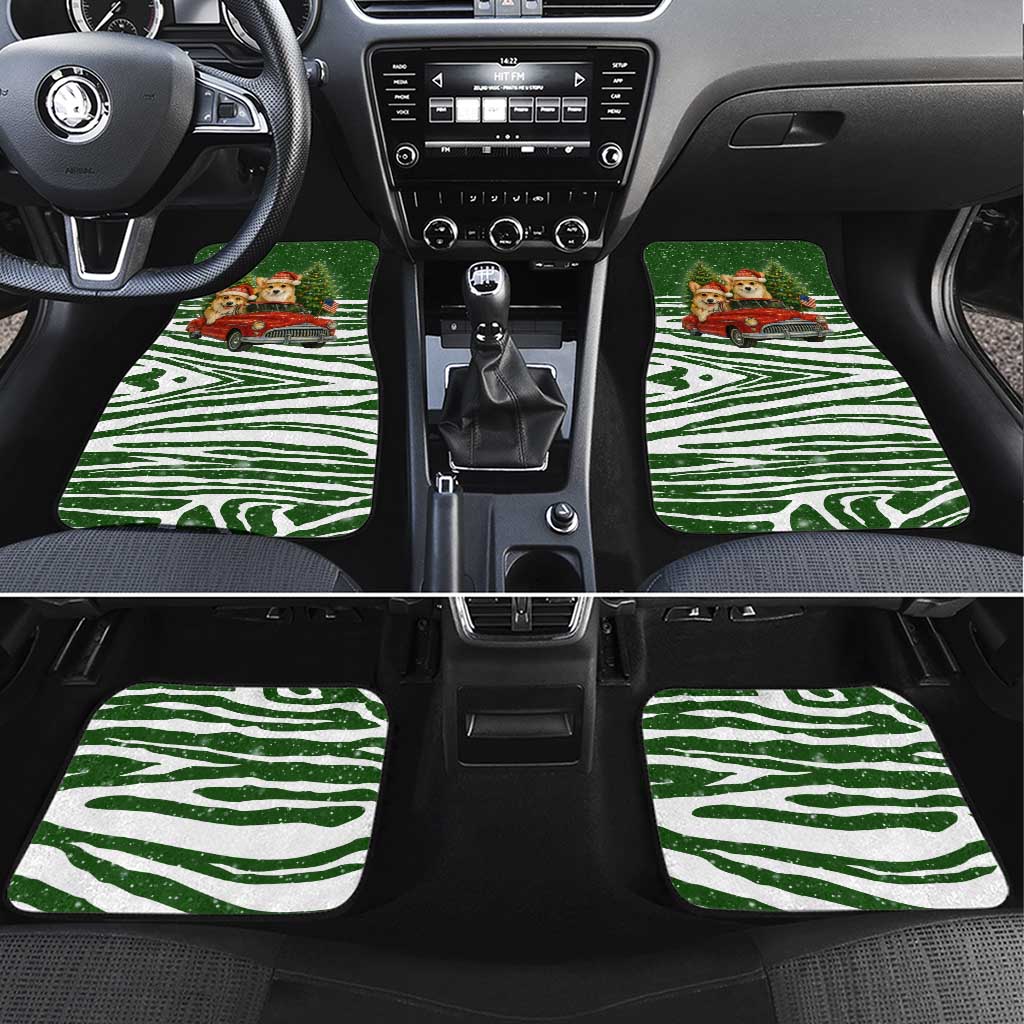 Pembroke Welsh Corgi Dog Xmas Christmas Car Mats Xmas Holiday Patterns - Wonder Print Shop