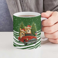 Pembroke Welsh Corgi Dog Xmas Christmas Ceramic Mug Xmas Holiday Patterns - Wonder Print Shop