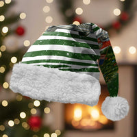 Pembroke Welsh Corgi Dog Xmas Christmas Santa Hat Xmas Holiday Patterns - Wonder Print Shop