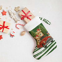 Pembroke Welsh Corgi Dog Xmas Christmas Stocking Xmas Holiday Patterns - Wonder Print Shop
