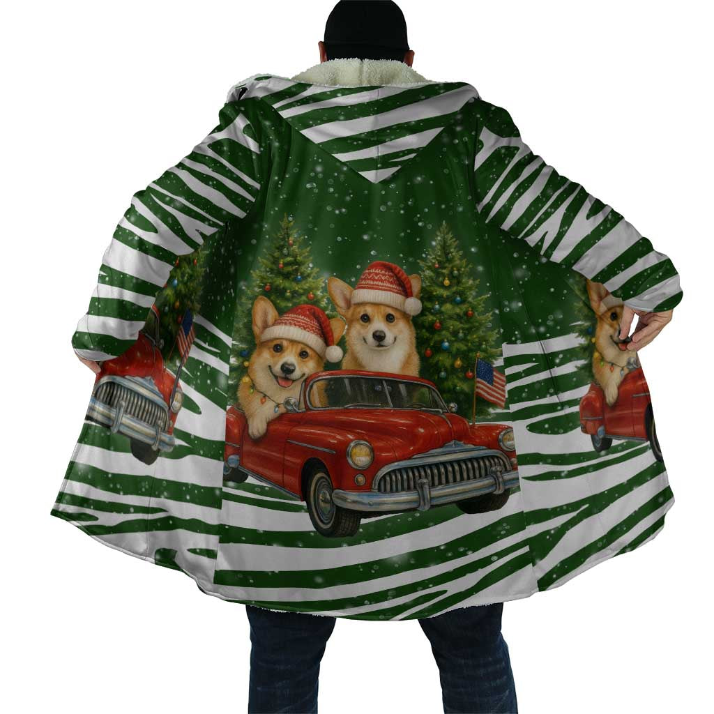 Pembroke Welsh Corgi Dog Xmas Christmas Cloak Xmas Holiday Patterns - Wonder Print Shop