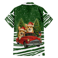Pembroke Welsh Corgi Dog Xmas Christmas Family Matching Tank Maxi Dress and Hawaiian Shirt Xmas Holiday Patterns - Wonder Print Shop