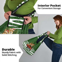 Pembroke Welsh Corgi Dog Xmas Christmas Grocery Bag Xmas Holiday Patterns - Wonder Print Shop