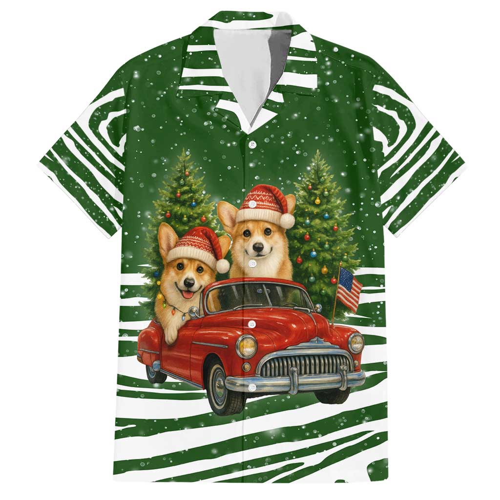 Pembroke Welsh Corgi Dog Xmas Christmas Hawaiian Shirt Xmas Holiday Patterns - Wonder Print Shop