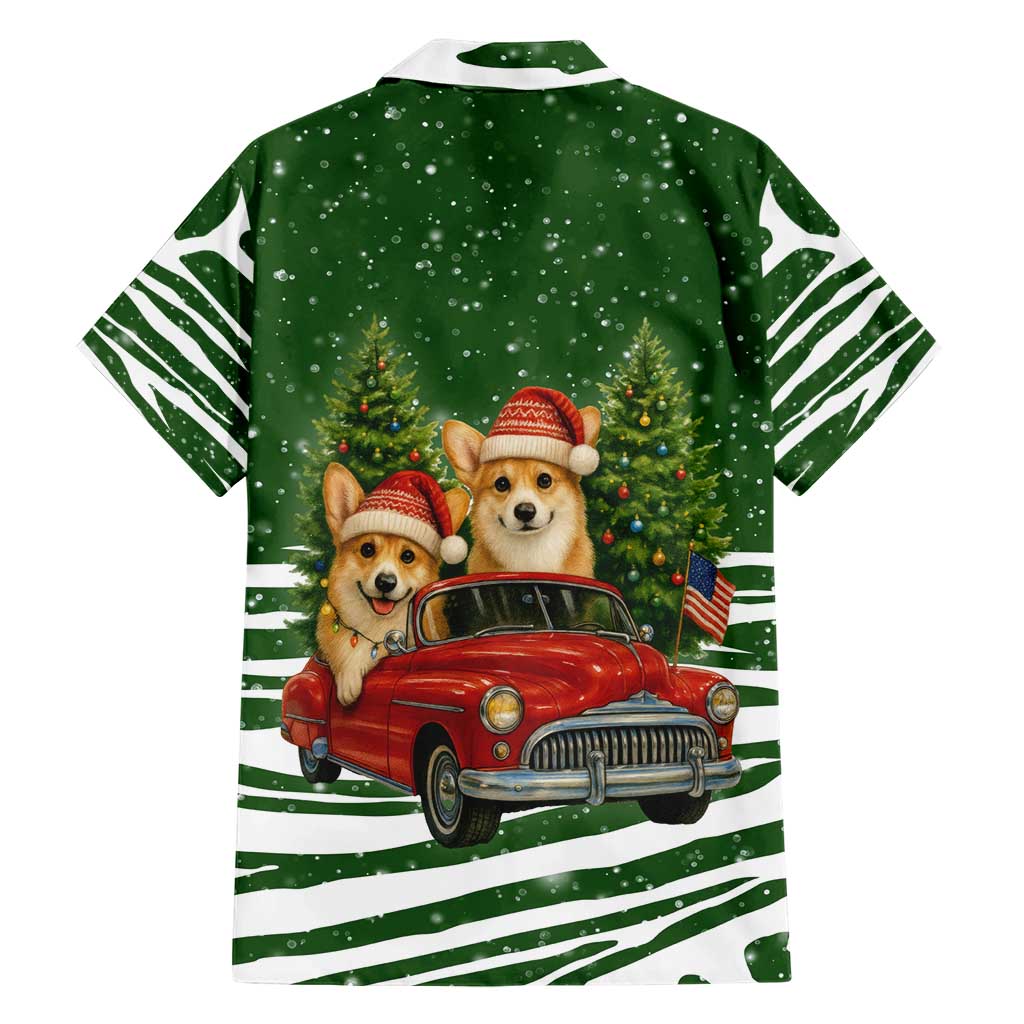 Pembroke Welsh Corgi Dog Xmas Christmas Hawaiian Shirt Xmas Holiday Patterns - Wonder Print Shop