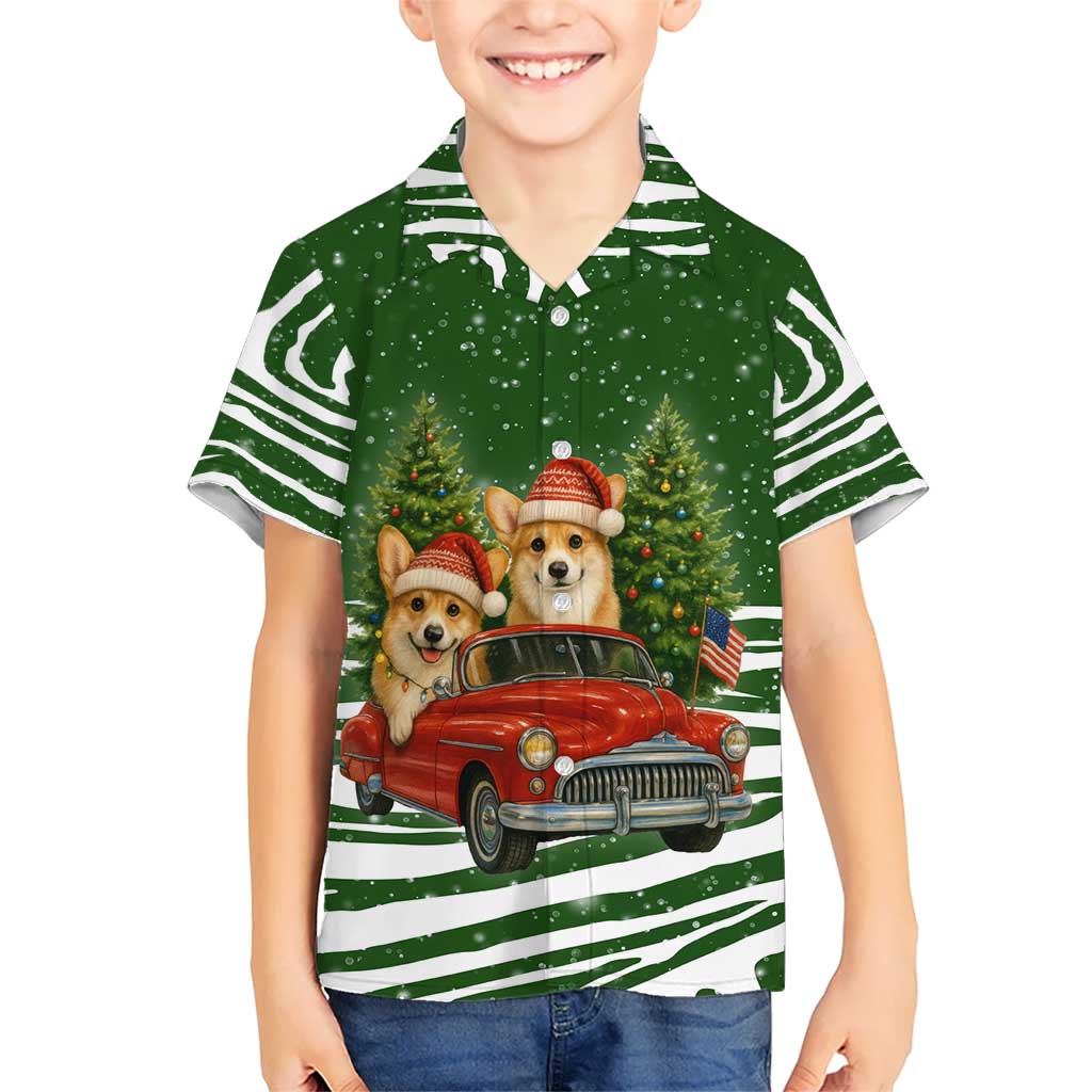Pembroke Welsh Corgi Dog Xmas Christmas Hawaiian Shirt Xmas Holiday Patterns - Wonder Print Shop