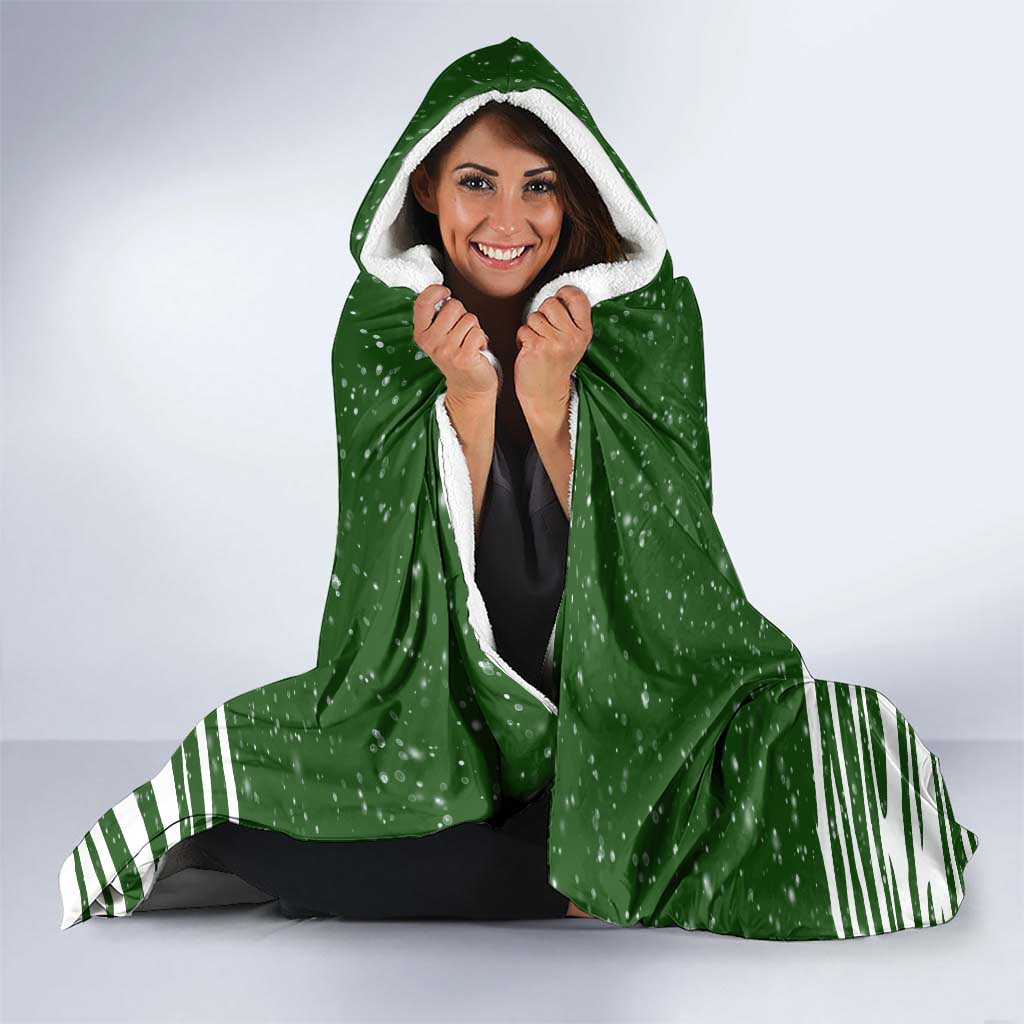 Pembroke Welsh Corgi Dog Xmas Christmas Hooded Blanket Xmas Holiday Patterns - Wonder Print Shop