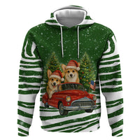 Pembroke Welsh Corgi Dog Xmas Christmas Hoodie Xmas Holiday Patterns - Wonder Print Shop