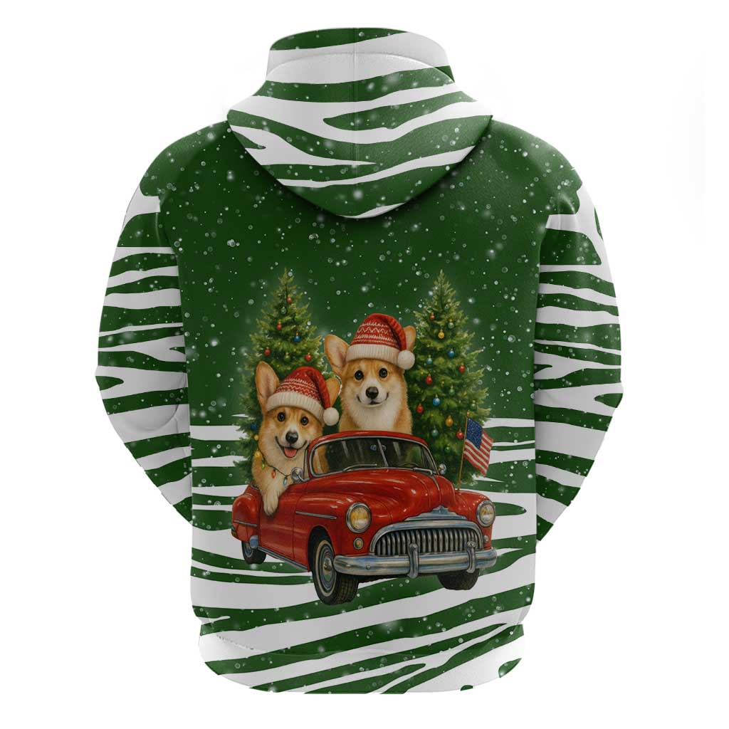 Pembroke Welsh Corgi Dog Xmas Christmas Hoodie Xmas Holiday Patterns - Wonder Print Shop