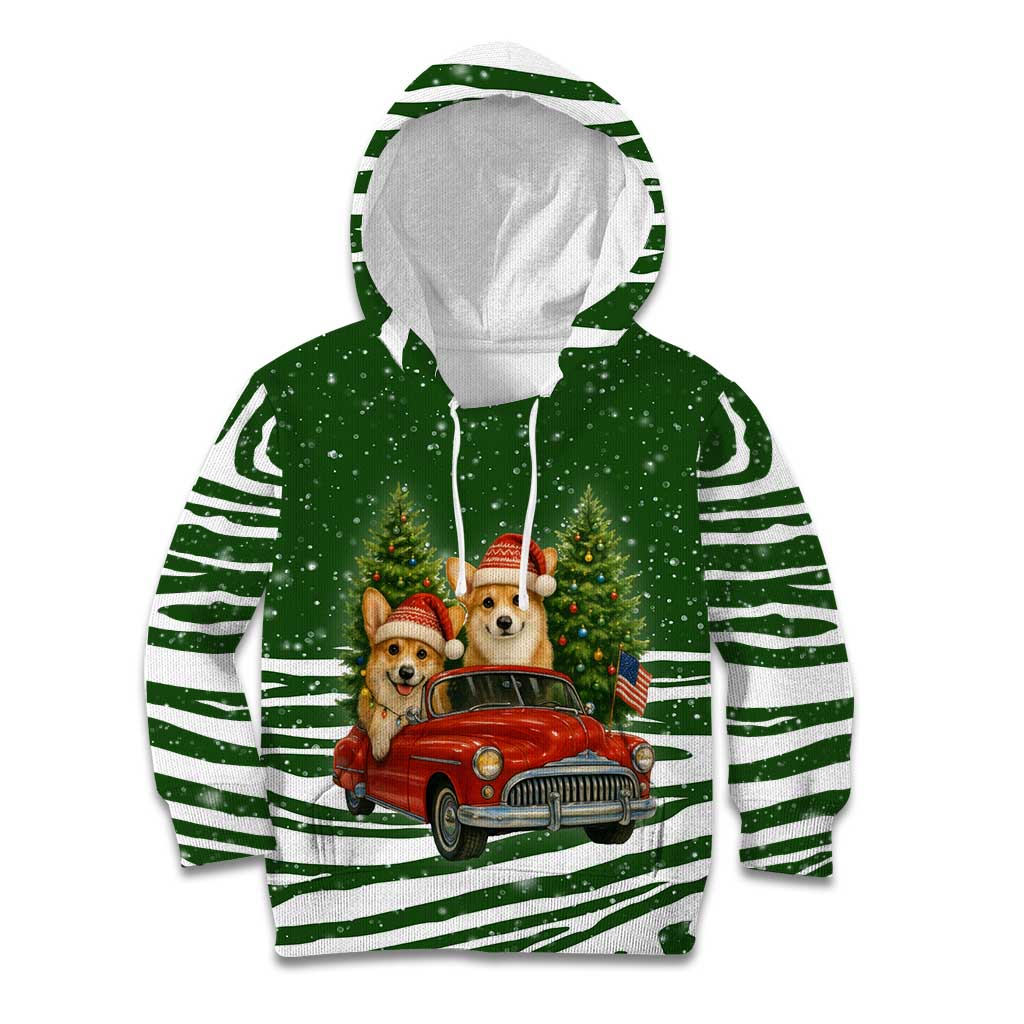 Pembroke Welsh Corgi Dog Xmas Christmas Kid Hoodie Xmas Holiday Patterns - Wonder Print Shop