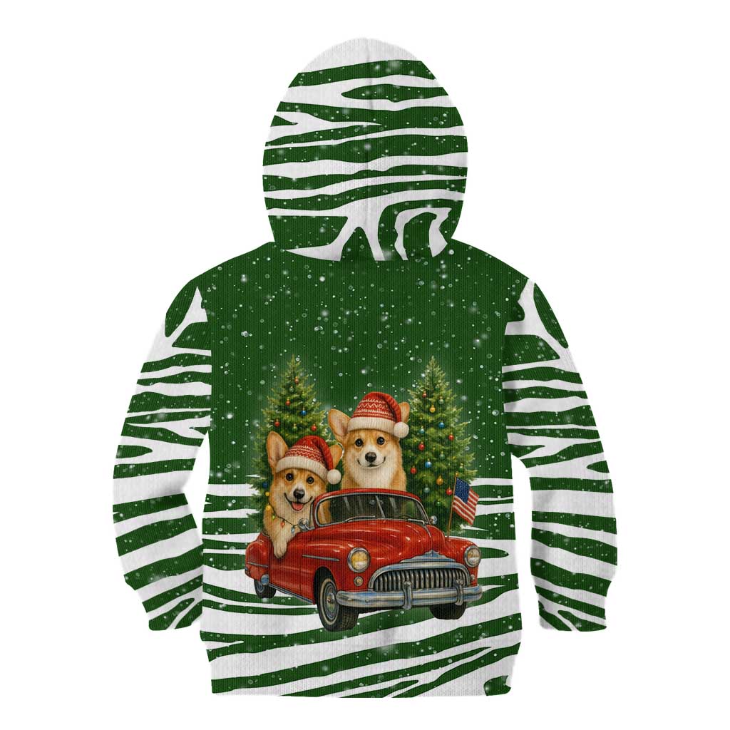 Pembroke Welsh Corgi Dog Xmas Christmas Kid Hoodie Xmas Holiday Patterns - Wonder Print Shop