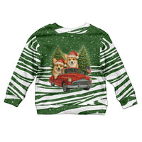 Pembroke Welsh Corgi Dog Xmas Christmas Kid Ugly Christmas Sweater Xmas Holiday Patterns - Wonder Print Shop