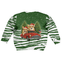 Pembroke Welsh Corgi Dog Xmas Christmas Kid Ugly Christmas Sweater Xmas Holiday Patterns - Wonder Print Shop