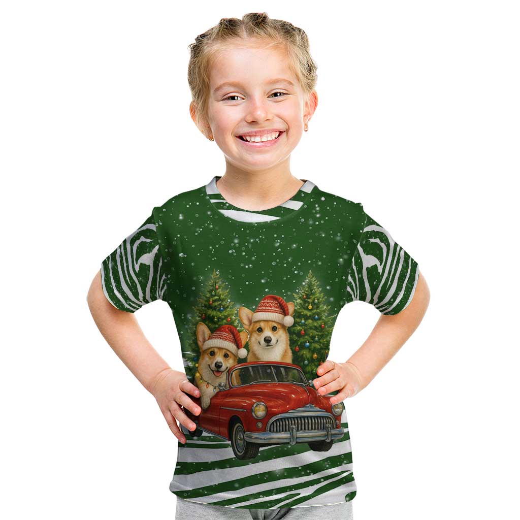 Pembroke Welsh Corgi Dog Xmas Christmas Kid T Shirt Xmas Holiday Patterns - Wonder Print Shop