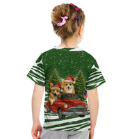 Pembroke Welsh Corgi Dog Xmas Christmas Kid T Shirt Xmas Holiday Patterns - Wonder Print Shop