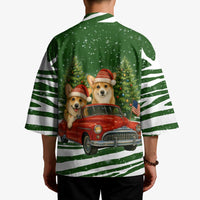 Pembroke Welsh Corgi Dog Xmas Christmas Kimono Xmas Holiday Patterns - Wonder Print Shop