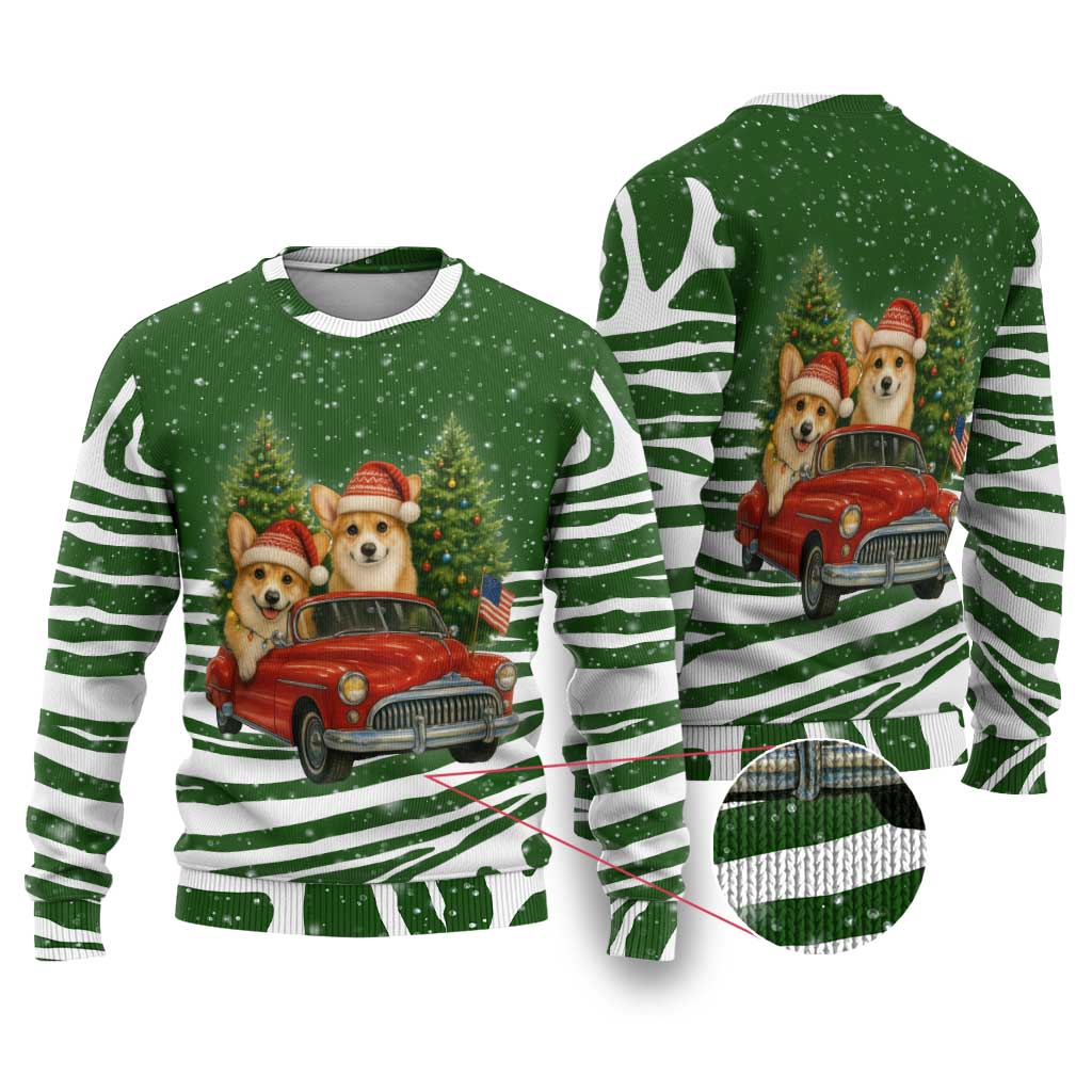 Pembroke Welsh Corgi Dog Xmas Christmas Ugly Christmas Sweater Xmas Holiday Patterns - Wonder Print Shop