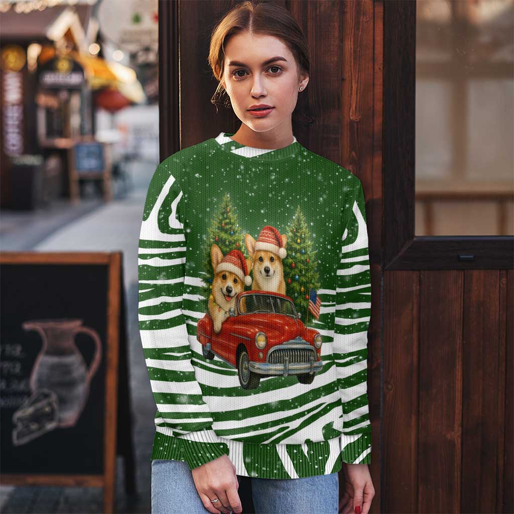 Pembroke Welsh Corgi Dog Xmas Christmas Ugly Christmas Sweater Xmas Holiday Patterns - Wonder Print Shop