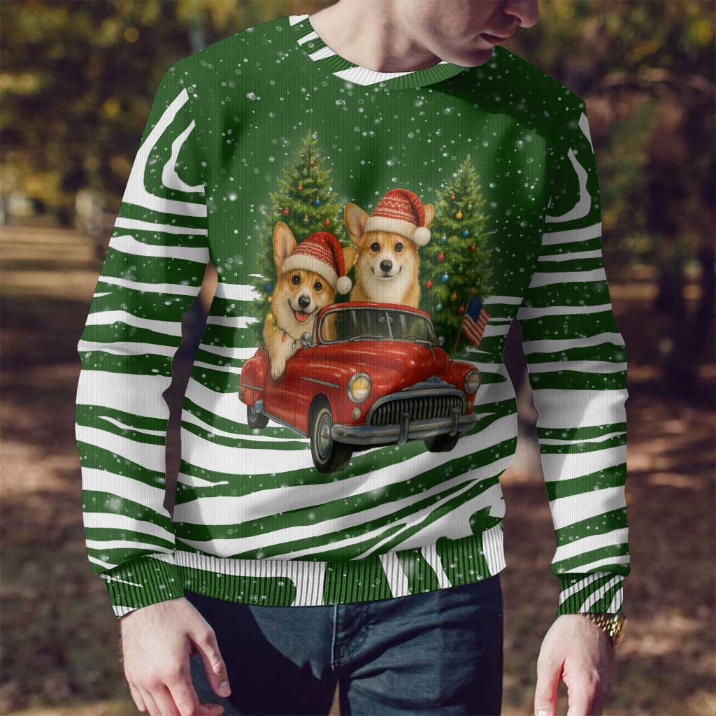 Pembroke Welsh Corgi Dog Xmas Christmas Ugly Christmas Sweater Xmas Holiday Patterns - Wonder Print Shop
