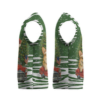 Pembroke Welsh Corgi Dog Xmas Christmas Knitted V-Neck Vest Xmas Holiday Patterns - Wonder Print Shop