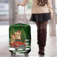 Pembroke Welsh Corgi Dog Xmas Christmas Luggage Cover Xmas Holiday Patterns - Wonder Print Shop