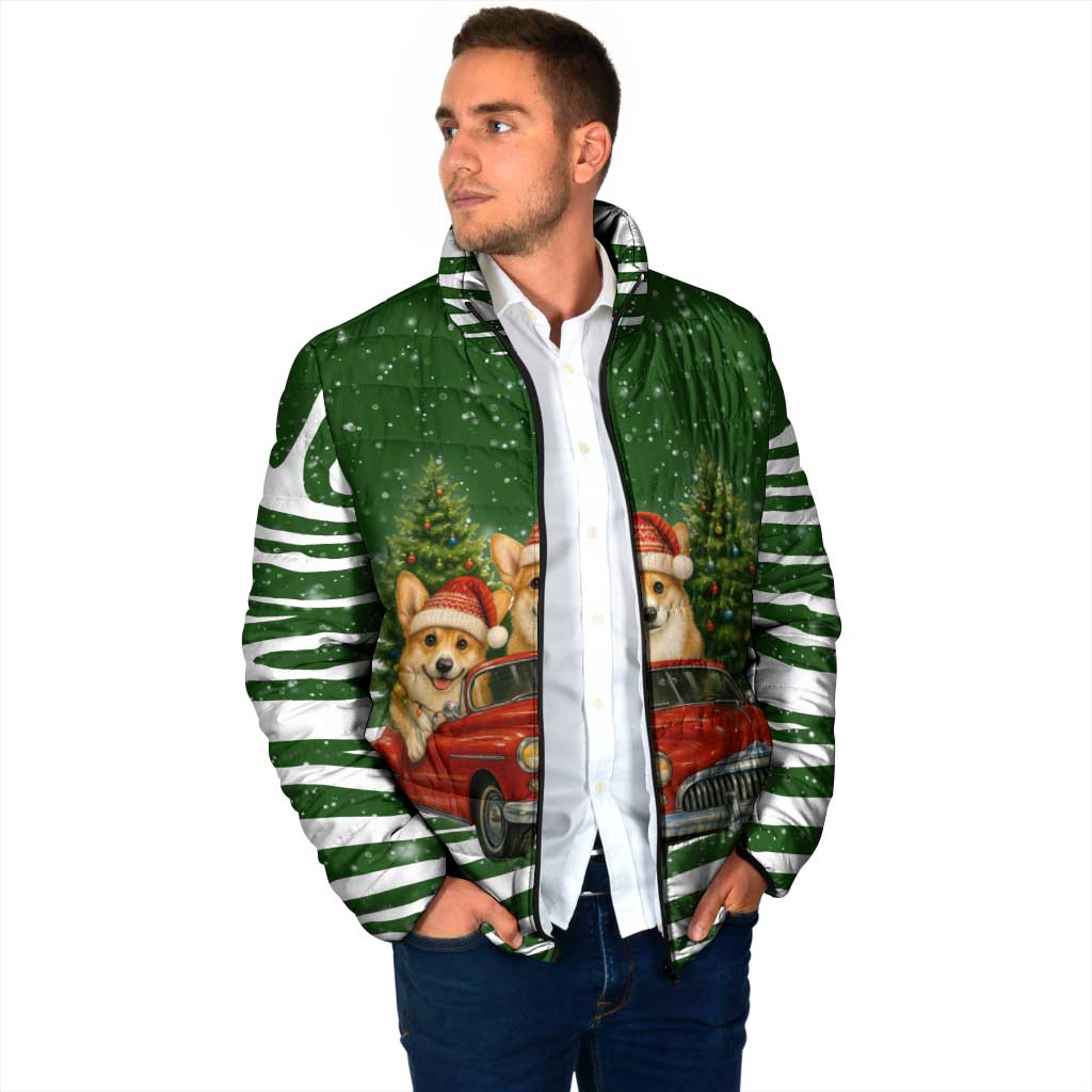Pembroke Welsh Corgi Dog Xmas Christmas Padded Jacket Xmas Holiday Patterns - Wonder Print Shop