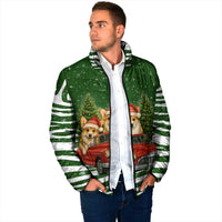 Pembroke Welsh Corgi Dog Xmas Christmas Padded Jacket Xmas Holiday Patterns - Wonder Print Shop