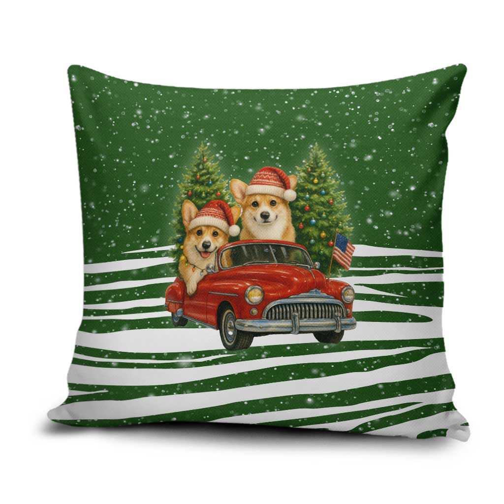 Pembroke Welsh Corgi Dog Xmas Christmas Pillow Cover Xmas Holiday Patterns - Wonder Print Shop