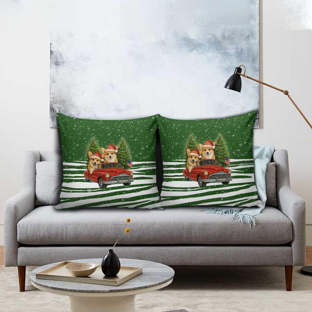 Pembroke Welsh Corgi Dog Xmas Christmas Pillow Cover Xmas Holiday Patterns - Wonder Print Shop